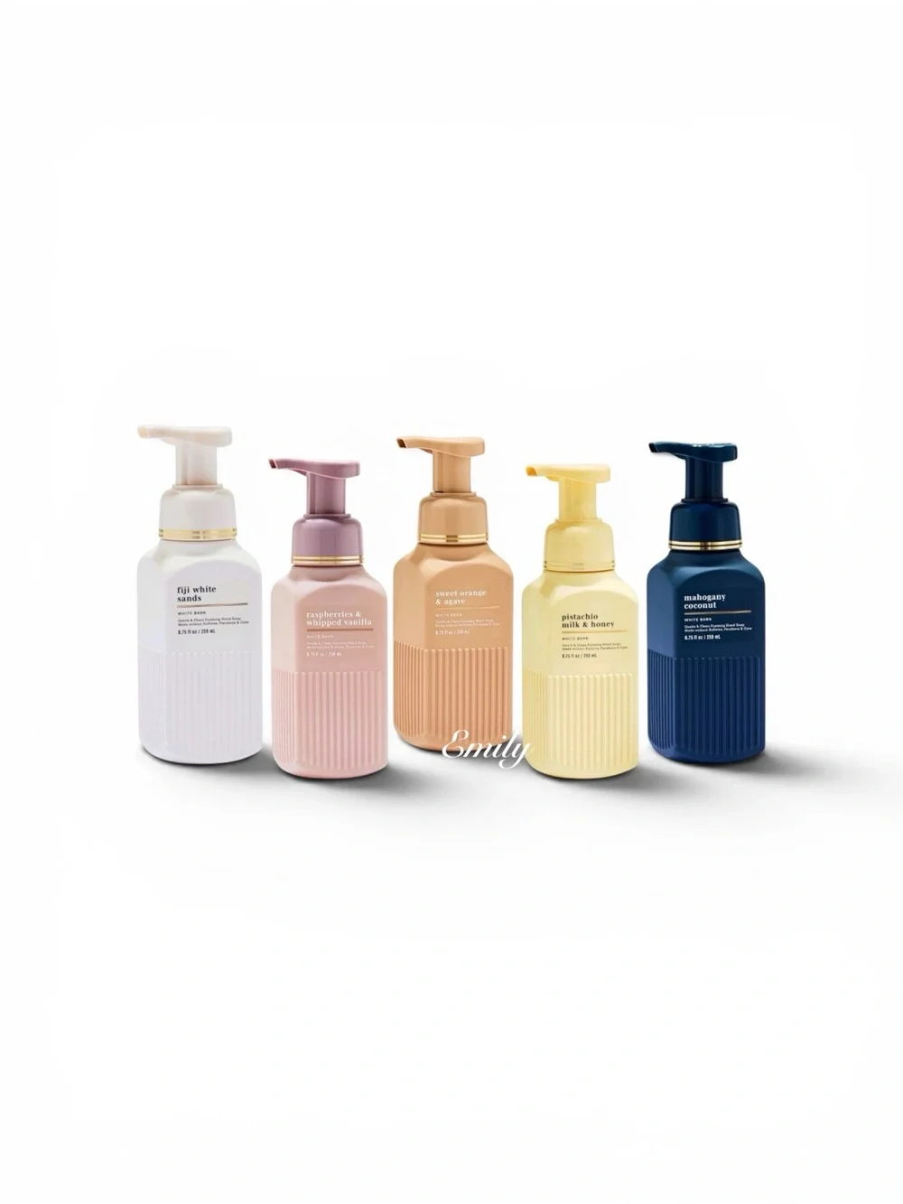 5X Bath & Body Works LUXE Foaming Hand Soap 8.75 fl oz Set Bundle